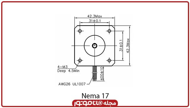 نما17استپ موتور