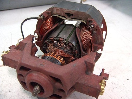 اجزای داخلی موتور الکتریکی