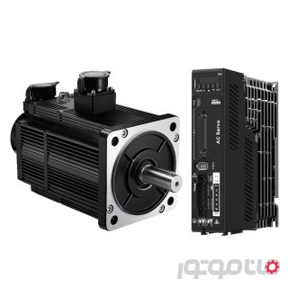پک کامل سروو موتور لیدشاین تکفاز 1500 وات 3000 دور فلنج 130 میلیمتر سری ELM1M