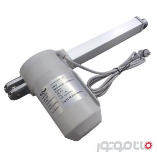 جک برقی ماناک 6000 نیوتن کورس 20 سانت، سرعت 4 میلیمتر بر ثانیه 24 ولت، مدل LAD31
