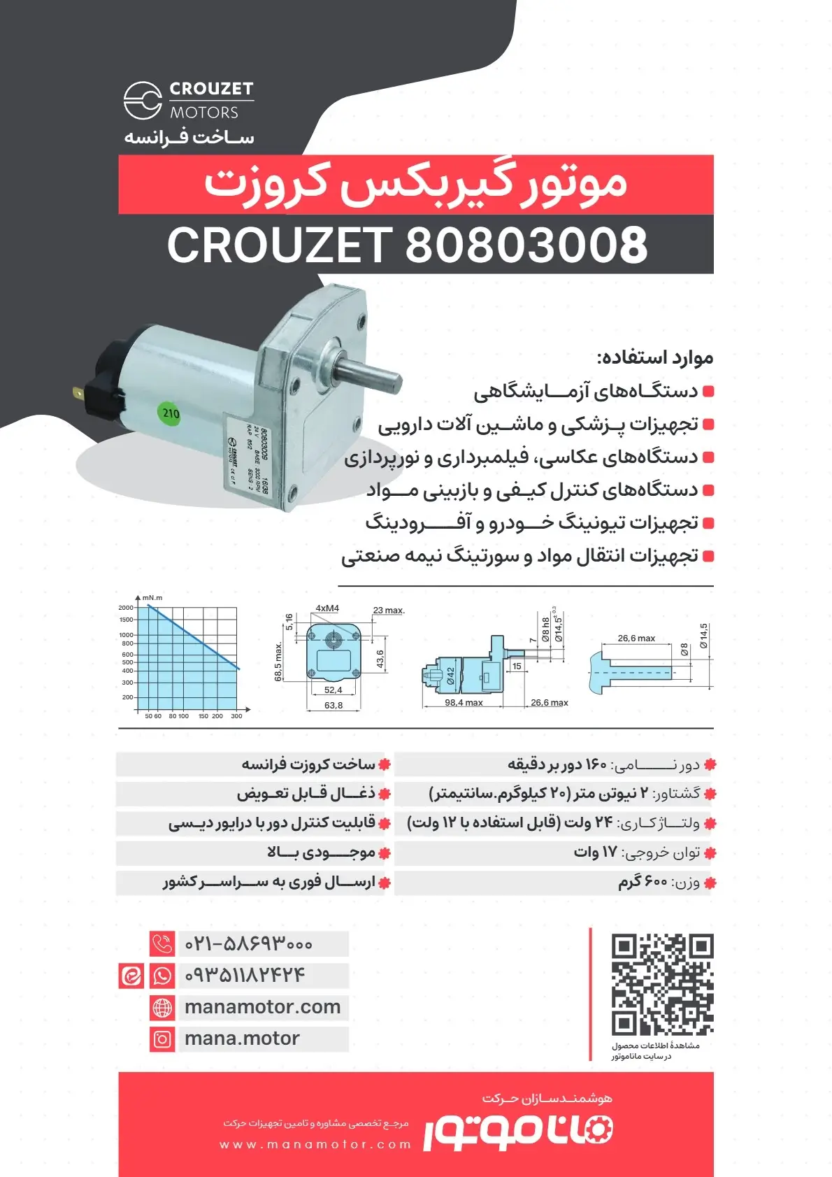 بروشورموتورگیربکس کروزت